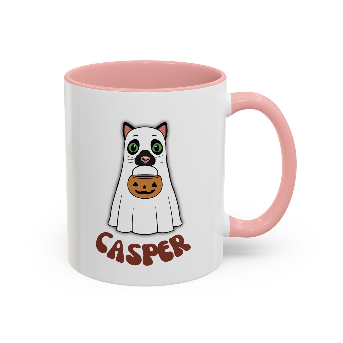 Cat Halloween Mug - personalised by name