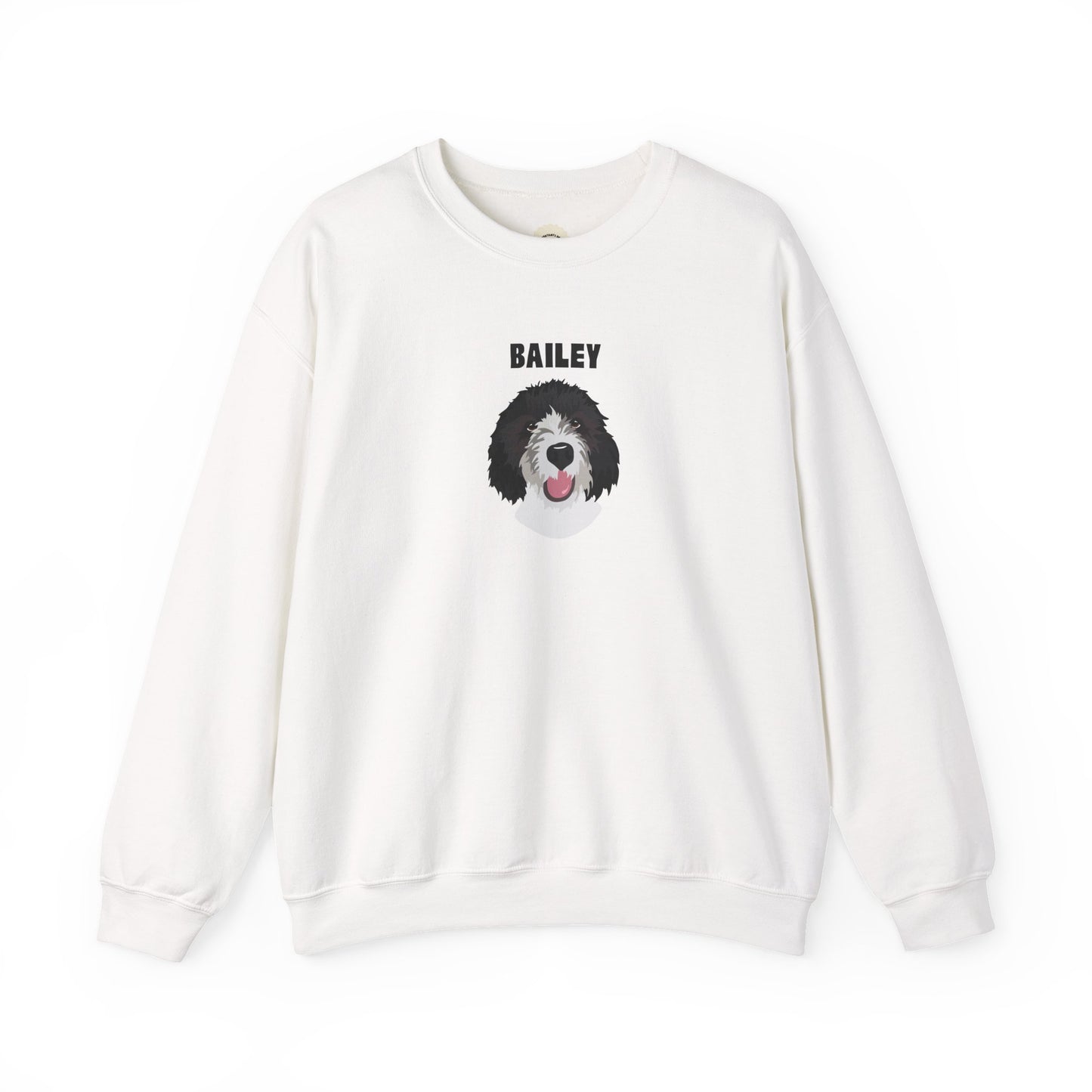 Personalised Sweatshirt with 1 Pet name & face, Unisex Sweatshirt