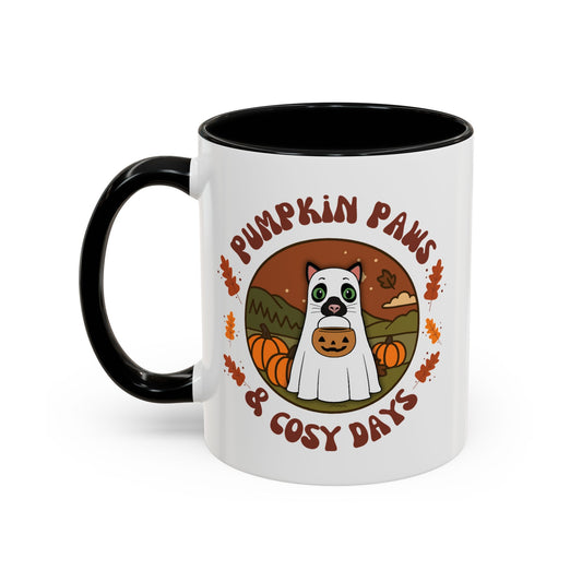 Cat Halloween Mug - personalised by name