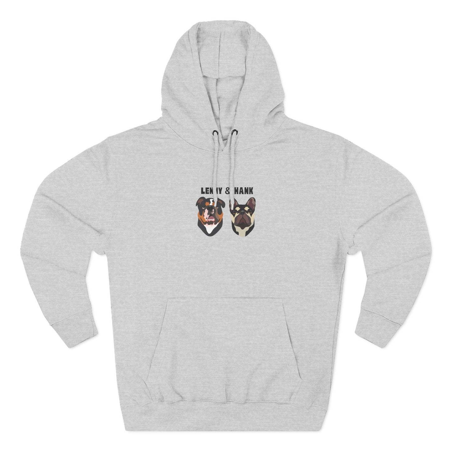 Personalised Hoody 2 Pets with name. & face, cosy hoody