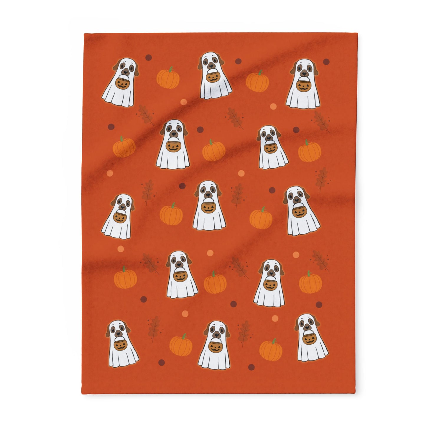 Halloween Dog Fleece Blanket