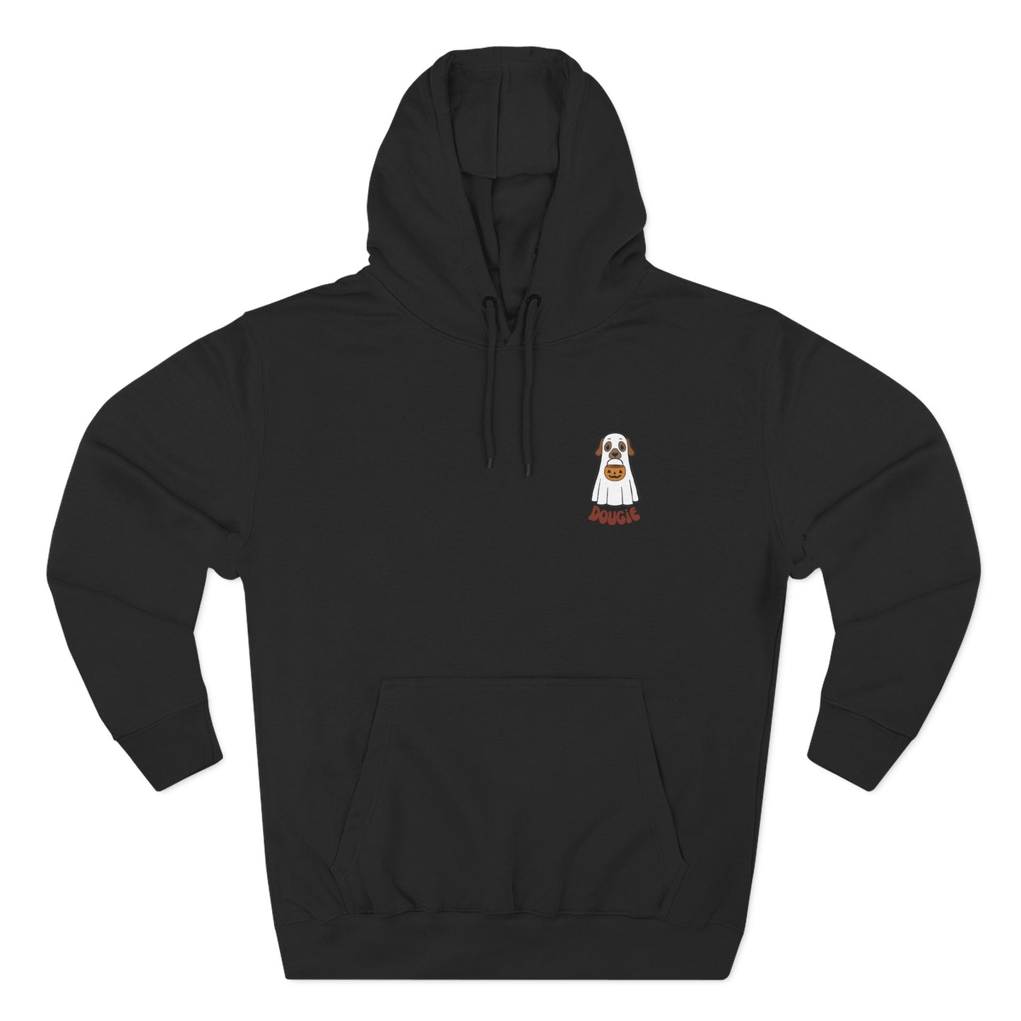 Pumpkin Paws Fleece Hoodie- personalised by name, furr colour & ears