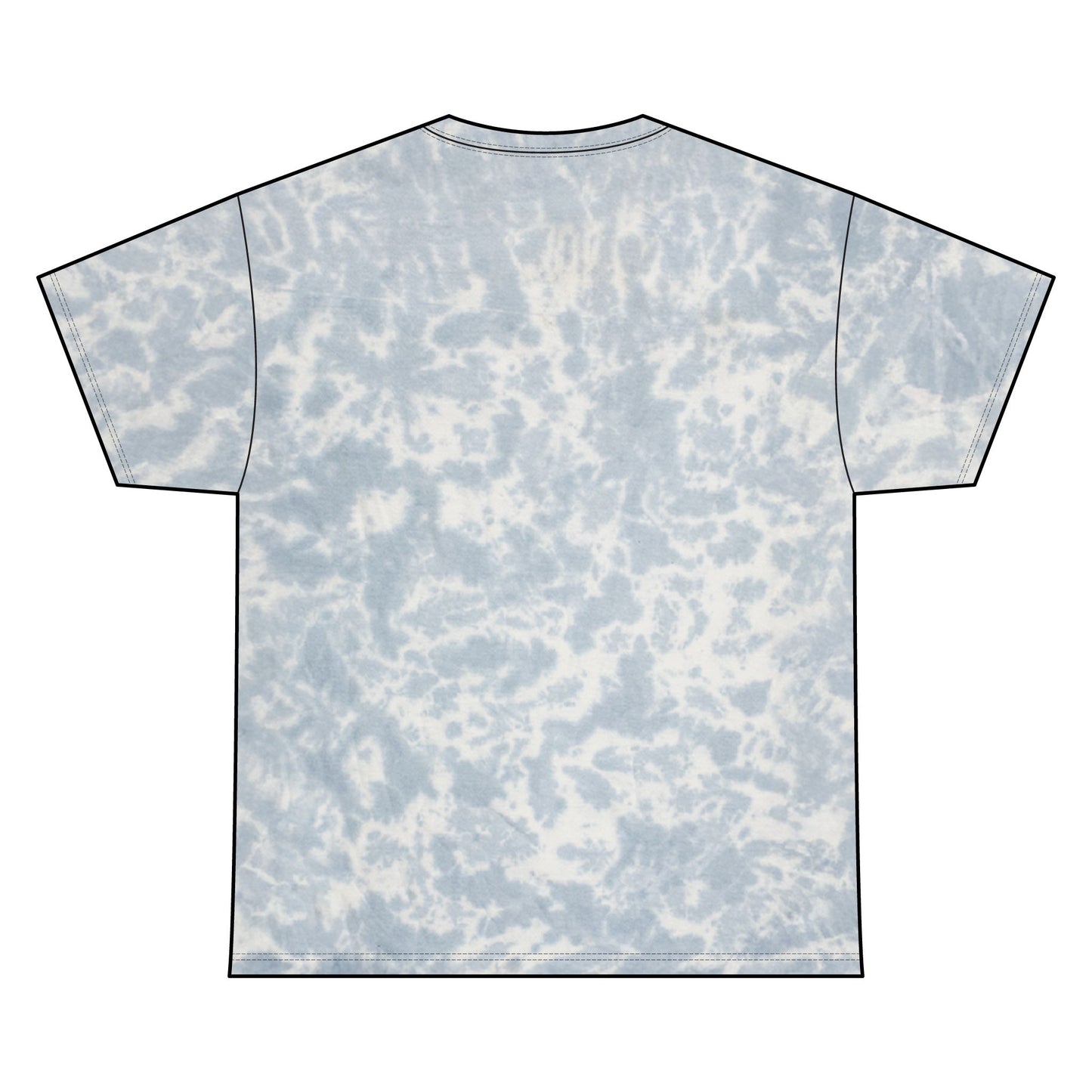Unisex Tie Dye Pet Portrait Tee, Personalised