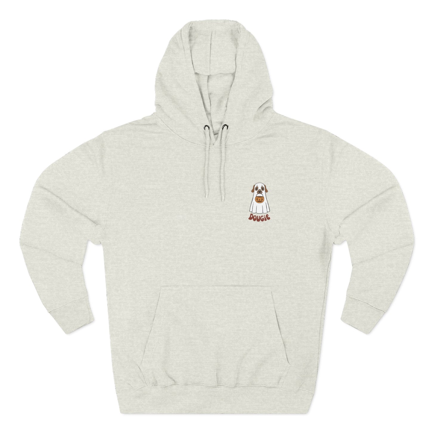 Pumpkin Paws Fleece Hoodie- personalised by name, furr colour & ears