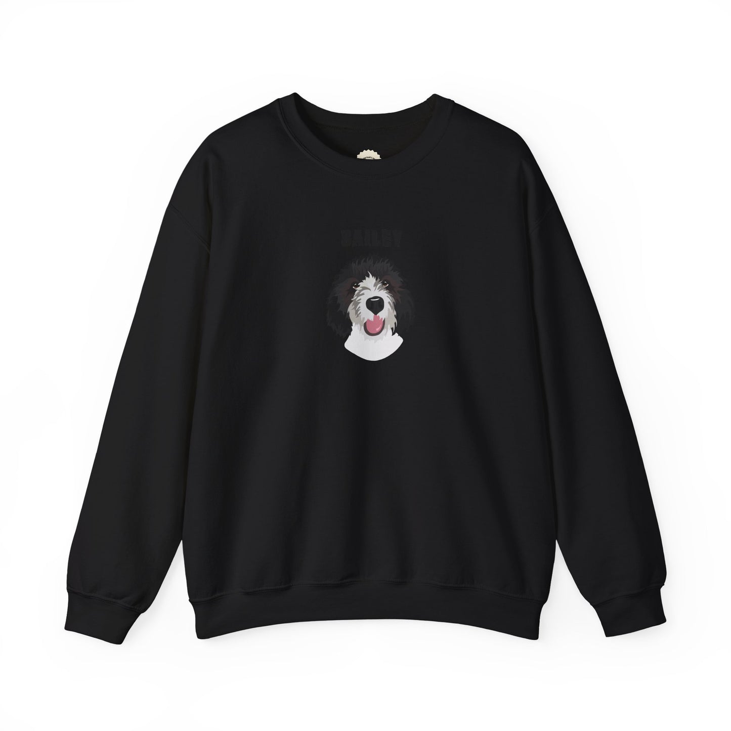 Personalised Sweatshirt with 1 Pet name & face, Unisex Sweatshirt