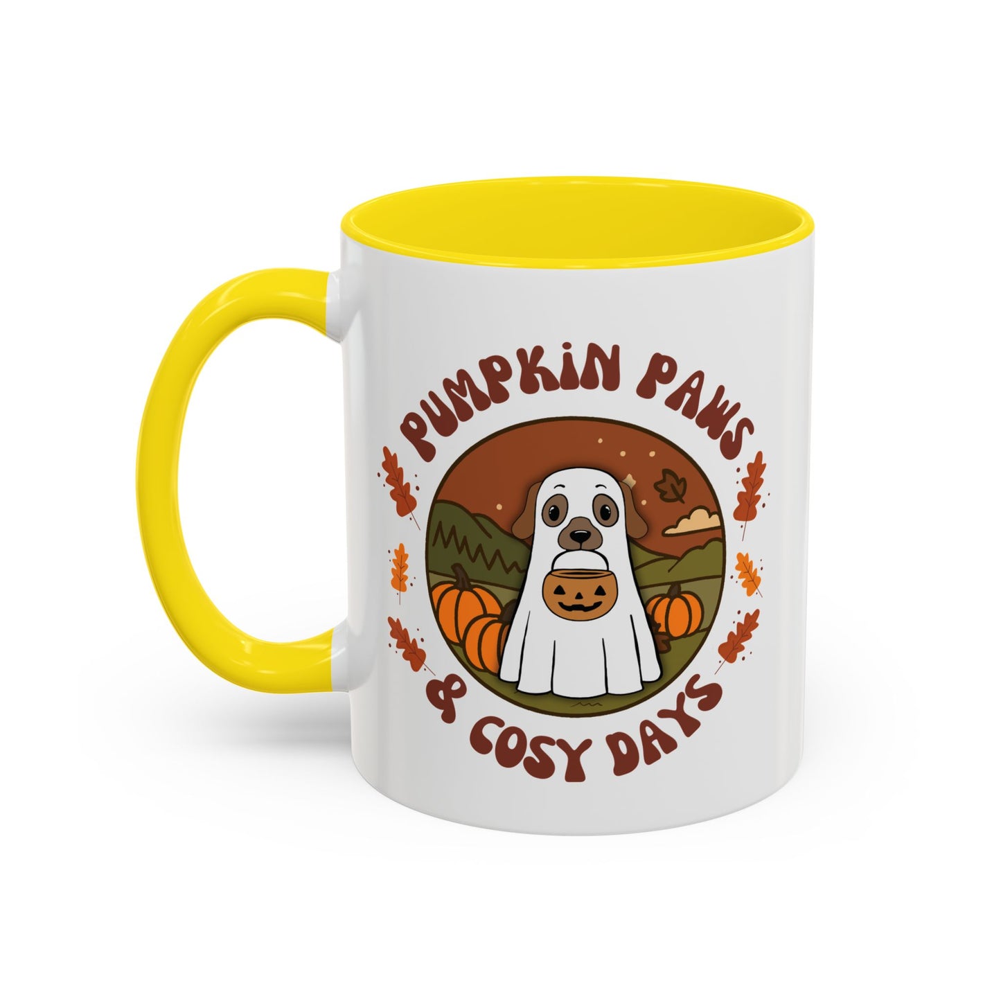 Halloween Mug - 1 Pet personalised by name, furr colour, ears