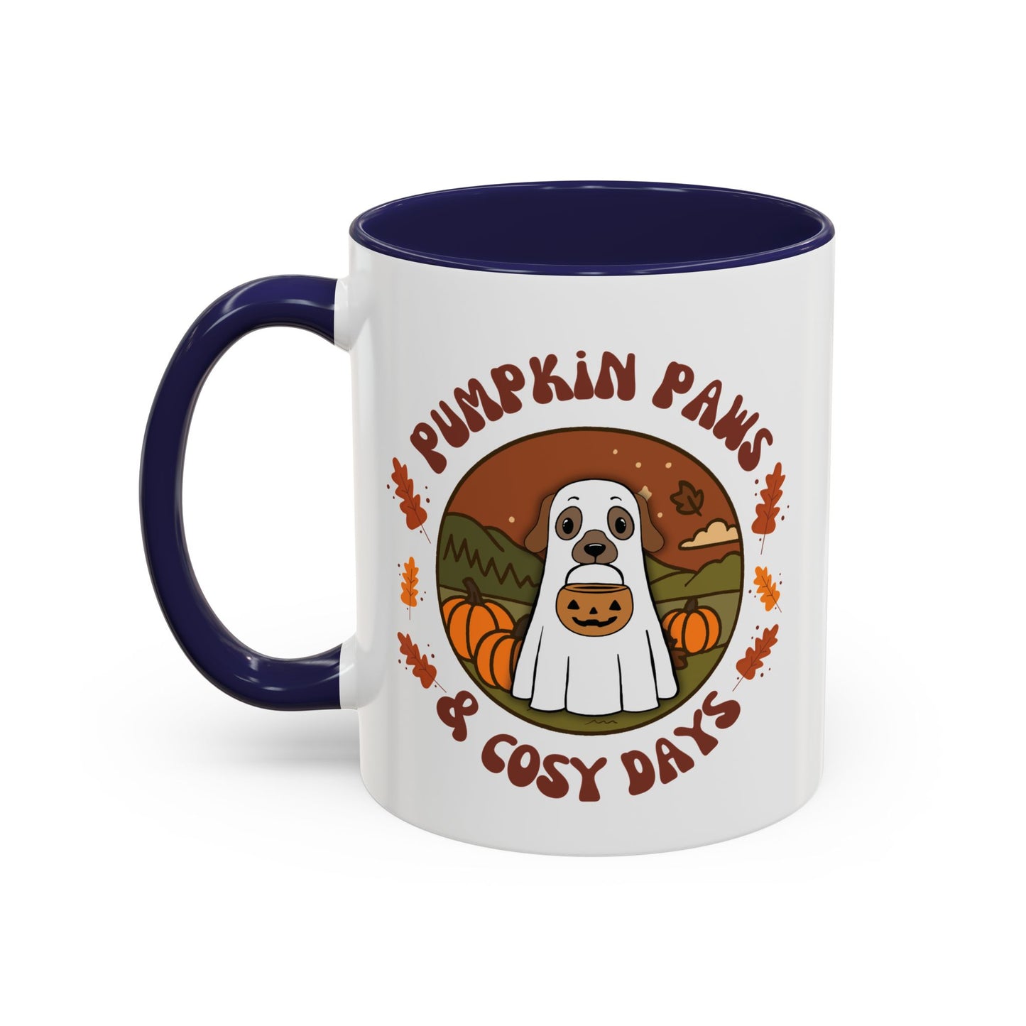 Halloween Mug - 1 Pet personalised by name, furr colour, ears