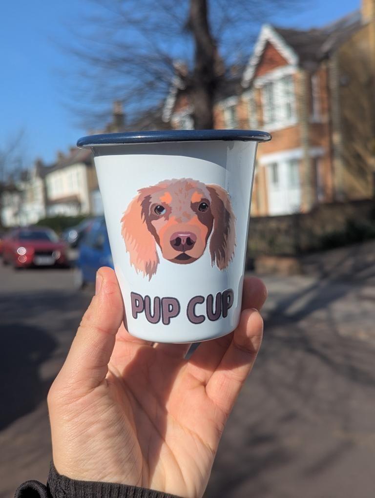 Personalised Pup Cup using YOUR Pet Photo | Custom Pup Cup