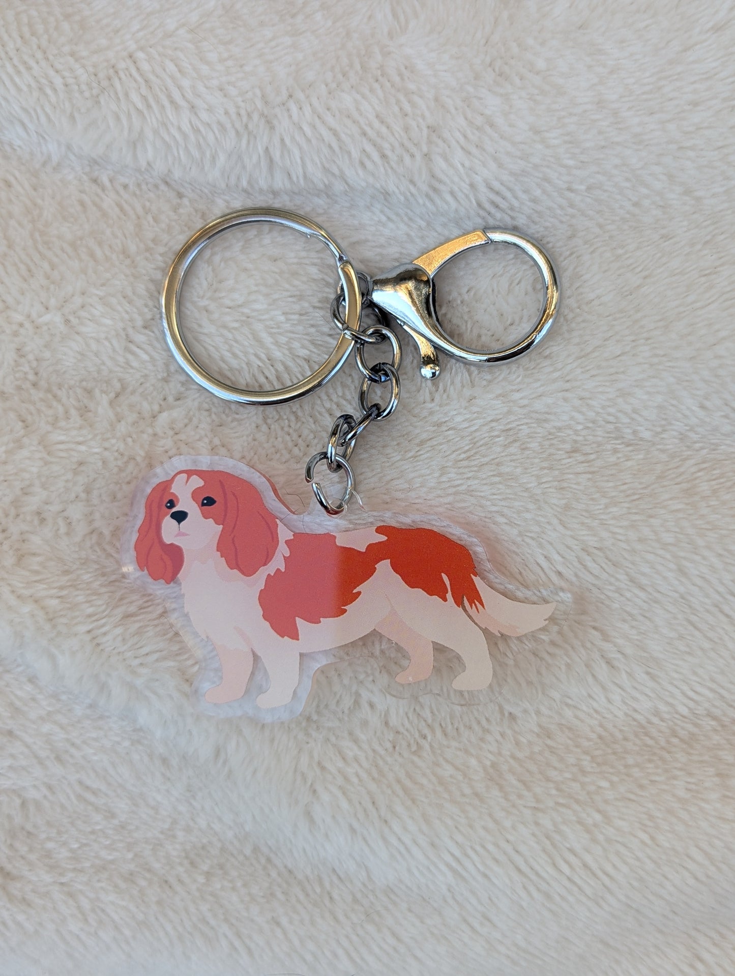 Personalised Dog Breed Keyring