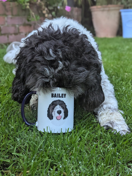 Personalised Mug with YOUR pets face on, 1 pet face