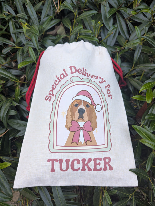 Christmas Sacks MEDIUM Cream