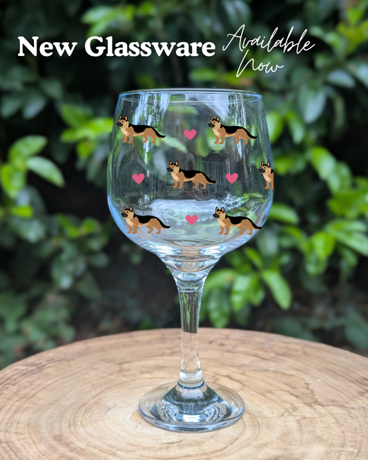 Choose your Dog Breed Gin Glass
