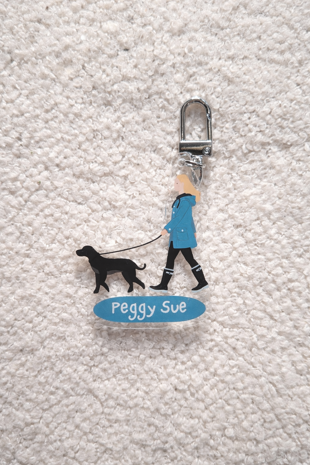 Personalised Dog Owner/Walker Keyring