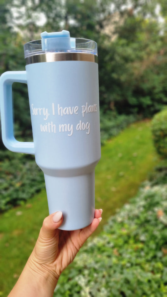 Small Biz Stanley Cup using Business Logo