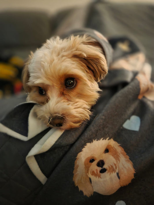 Personalised Dog Fleece Blanket for Dogs