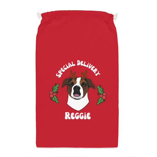 Personalised Christmas present sacks 1 Pet