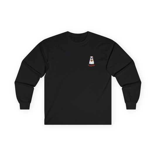 Cat Personalised Spooky Season Long Sleeve Top