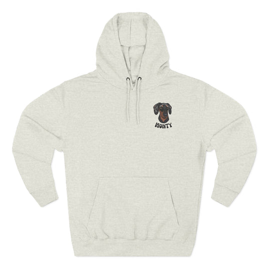 Personalised Hoody 1 Pet with name & face, cosy hoody