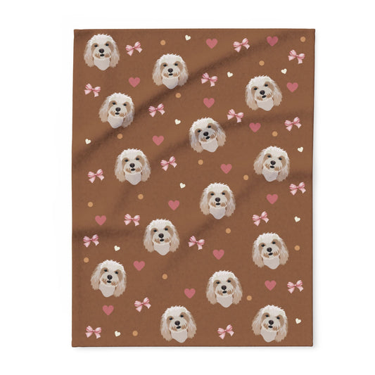 Personalised Dog Fleece Blanket