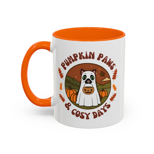 Cat Halloween Mug - personalised by name