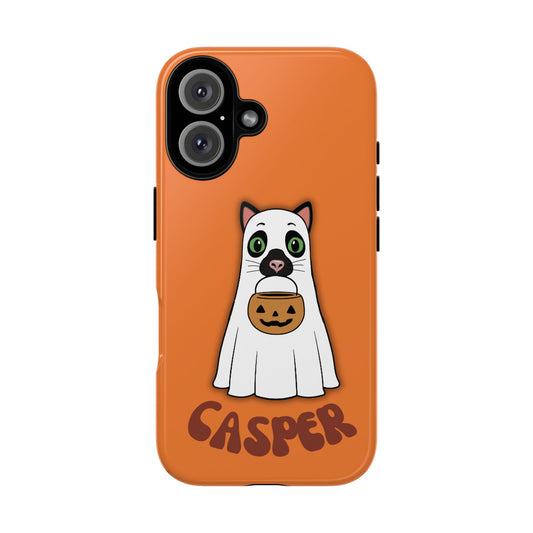 Personalised Halloween Cat Phone Case