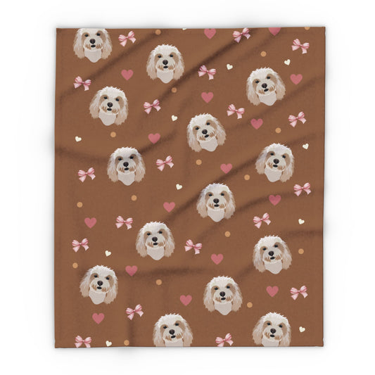 Personalised Dog Fleece Blanket