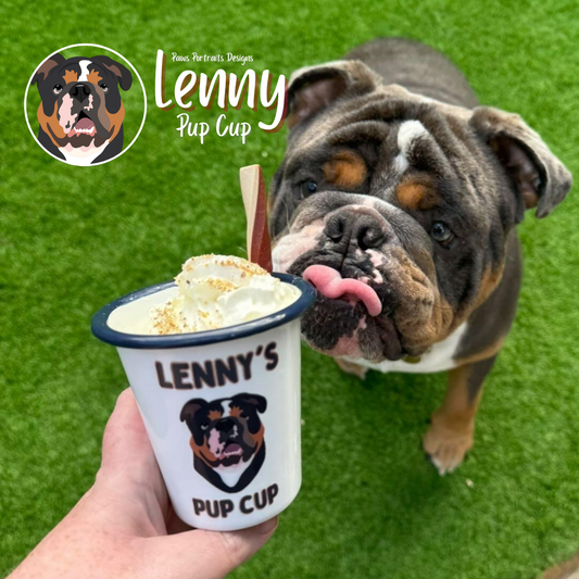 Personalised Pup Cup using YOUR Pet Photo | Custom Pup Cup