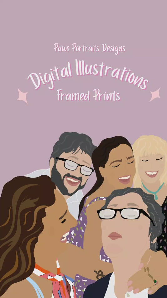 Personalised Portraits using your photos | People & Pets