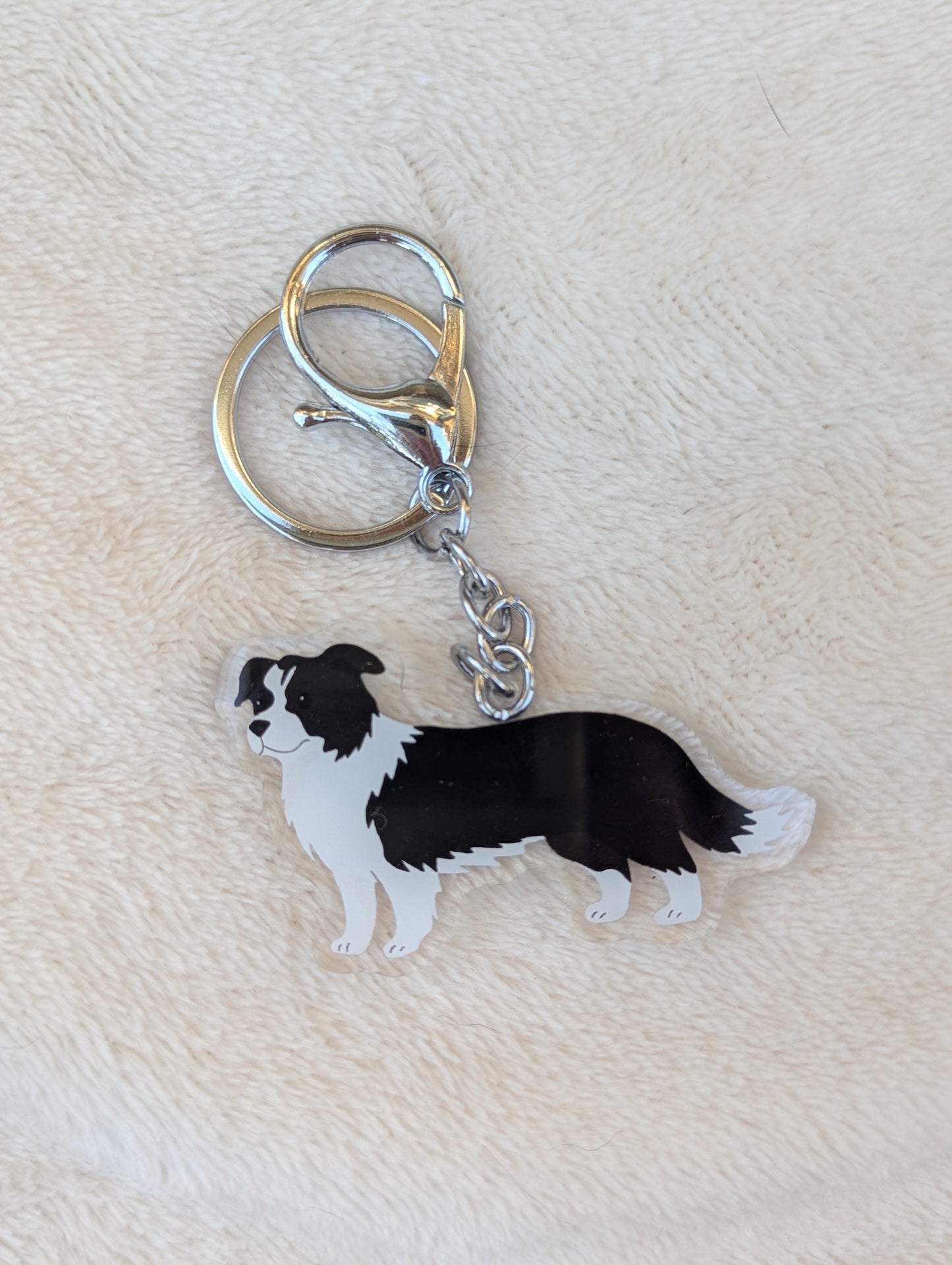 Personalised Dog Breed Keyring
