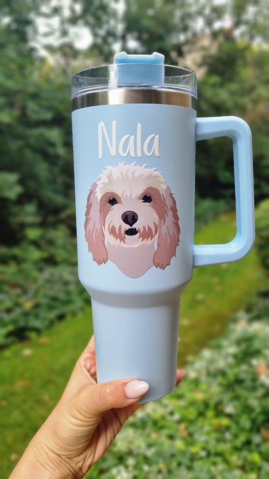 Personalised Stanley Cup using Pet Photo