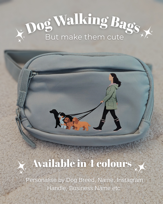 Personalised Dog Walkers Across Body Bag