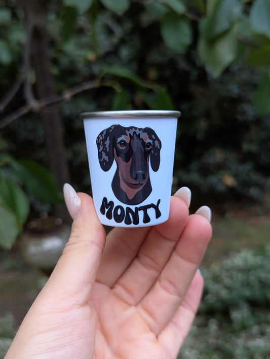 Personalised 2oz Pup Cups using YOUR Pet Photo | Custom Pup Cups