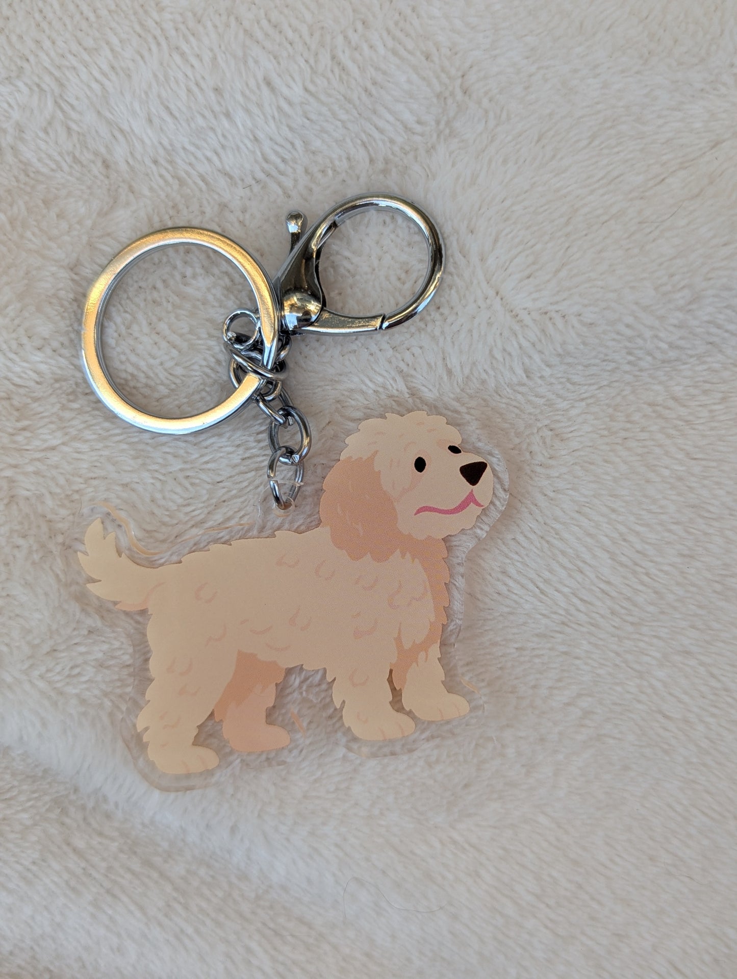 Personalised Dog Breed Keyring