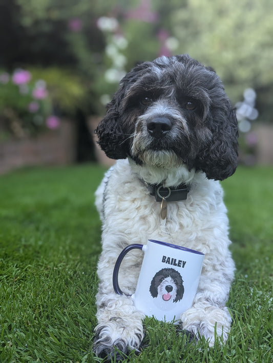 Personalised Mug with YOUR pets face on, 1 pet face