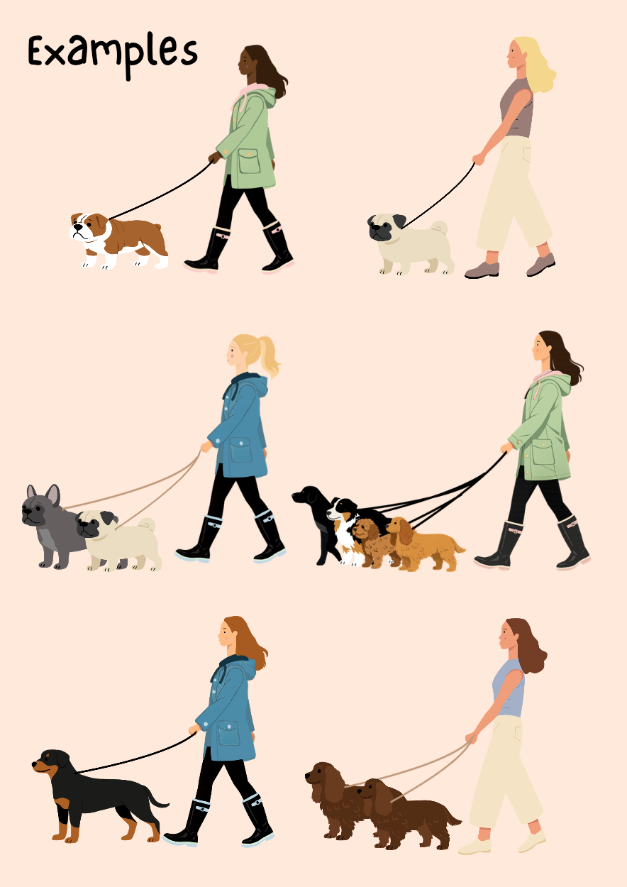 Personalised Dog Owner/Walker Keyring