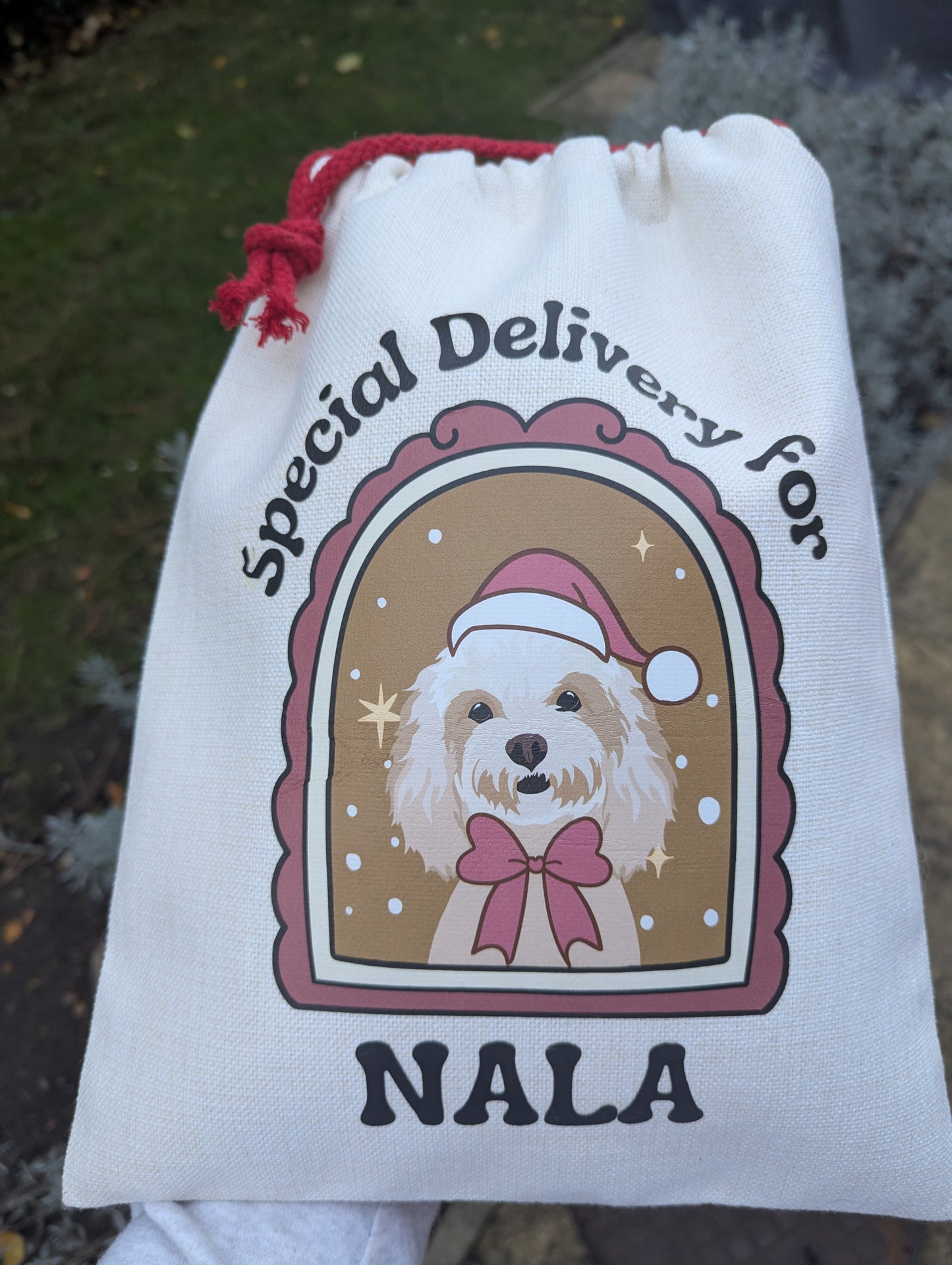 Christmas Sacks MEDIUM Cream