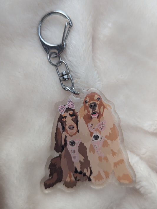 End of line Generic Acrylic Keyrings (NOT CUSTOM)