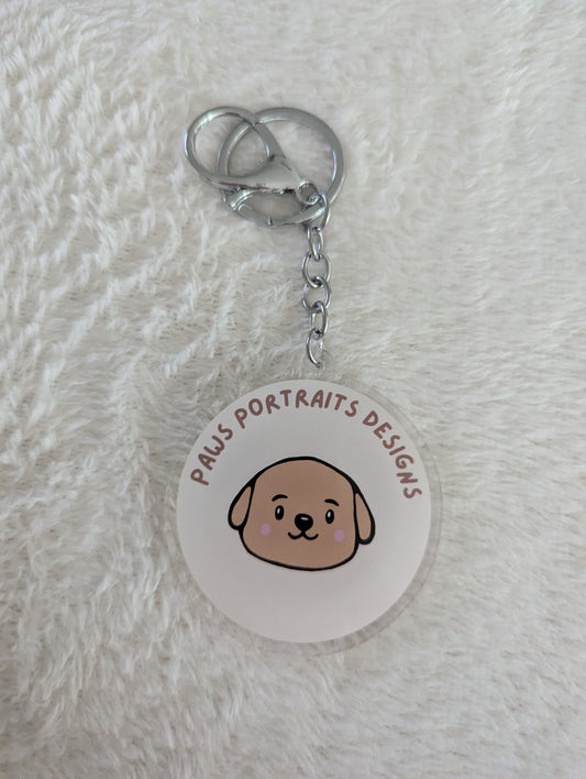 Custom Acrylic Keyrings business logo