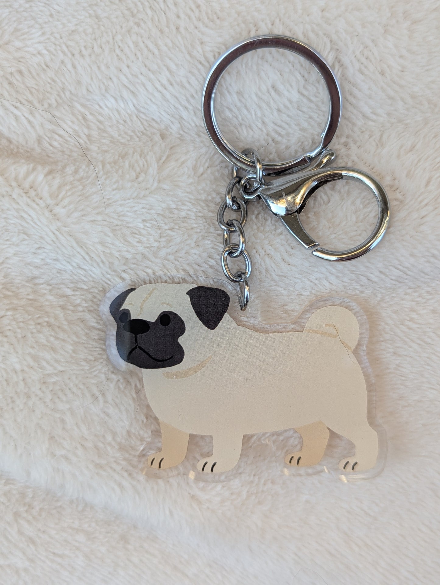 Personalised Dog Breed Keyring