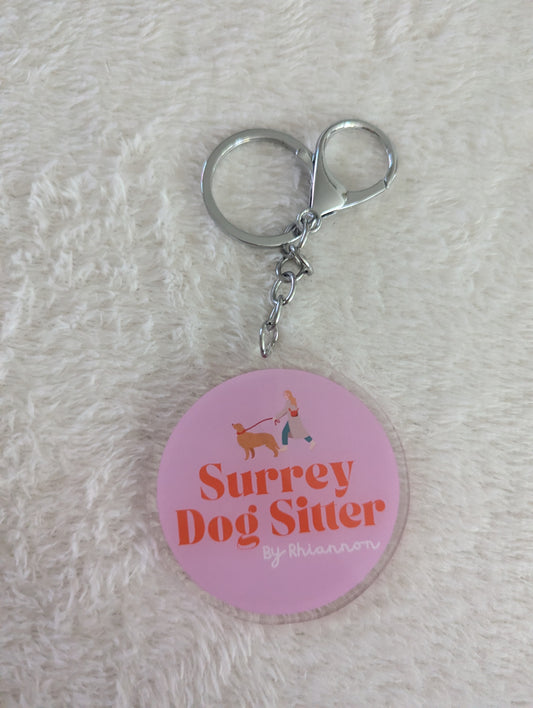 Custom Acrylic Keyrings business logo