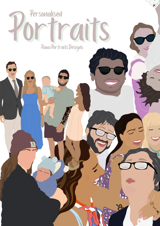 Personalised Portraits using your photos | People & Pets