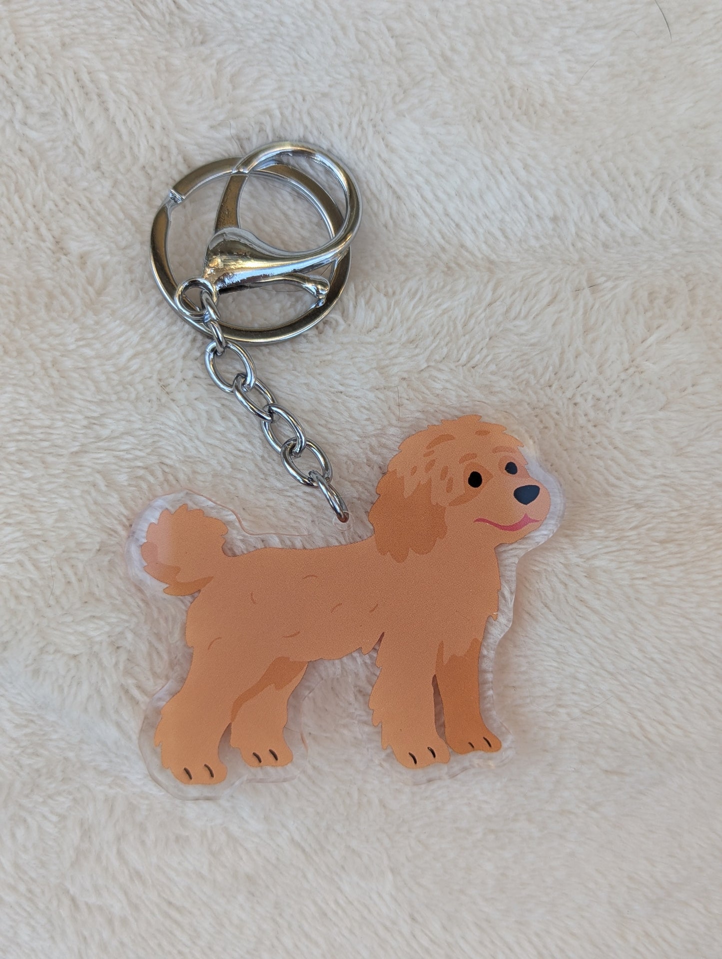Personalised Dog Breed Keyring